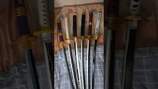 unboxing anime cosplay swords, katana and samurai