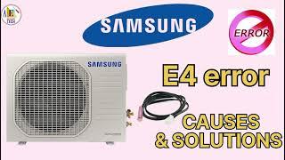 Quick Tips to Resolve Samsung Inverter AC E4 Error Code: DIY Solutions ! Samsung AC Error Code e4 !