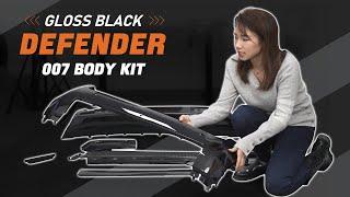 Summer Auto Parts | New Design Gloss Black 007 Body Kit for Land Rover Defender L663