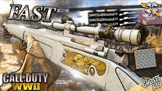 How To Get Snipers Diamond FAST and EASY in CoD WW2!