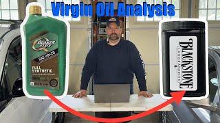 Quaker State 0W-20 Full Synthetic Virgin Oil Analysis- What's Inside?