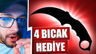 (CS2) 4 BIÇAK HEDİYE EDİYORUM ! BU KASALARDAN EFFSANE KATLADIK !