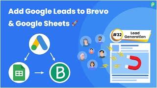 Add Google Leads to Brevo & Google Sheets | Lead Generation #32