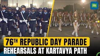 76th Republic Day Parade Rehearsals at Kartavya Path | Defence Personnel in Action