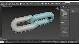 Making a Chain on 3Ds Max in 5minutes  snapshot  path constrain 2