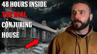 Spending 48 hours Inside The Conjuring House | Object Moves ON CAMERA (SCARY)