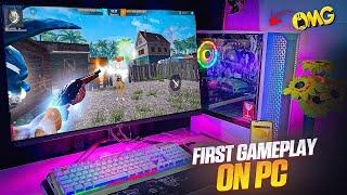 I Played Free Fire On Pc For The First Time ️ You Will Shock After Watching This ️!!