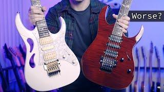 Ibanez PIA3761 Vs. J Custom RG8570 Discussion Comparison Review