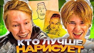 *КТО ЛУЧШЕ НАРИСУЕТ БЛОГЕРА ЧЕЛЛЕНДЖ*