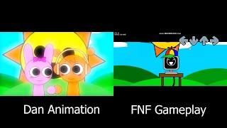 Sprunki Incredibox Part 3 | Game/Cover x FNF Animation Comparison