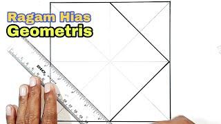 Belajar Menggambar Ragam Hias Geometris Yang Mudah Sekali