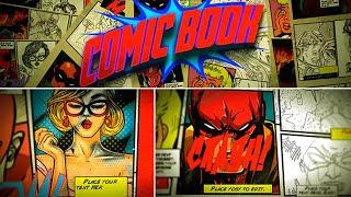 Comic Book Template  After Effects Template  AE Templates