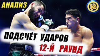 БИВОЛ vs БЕТЕРБИЕВ - Подсчет ударов 12-й раунд - КТО БЫЛ ЭФФЕКТИВНЕЕ  в бою??? #биволбетербиев