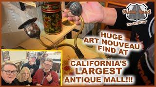 HUGE ART NOUVEAU FIND AT CALIFORNIA'S LARGEST ANTIQUE MALL!!! Join the Journey on Picker Road!