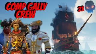 The most "comp" gally crew you've ever seen and 2 FOTD steals | Sea of Thieves