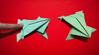 Zıplayan Kurbağa Nasıl Yapılır ? / Kağıttan - Origami