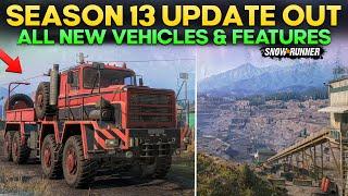 Season 13 Update Out All Trucks, Features and Huge Region in SnowRunner Everything You Need to Know