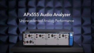 APx555 - High Performance Audio Analysis