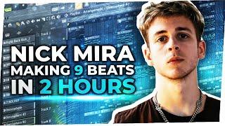 NICK MIRA MAKING 9 BEATS IN 2 HOURS  Nick Mira Twitch Live [10/05/21]