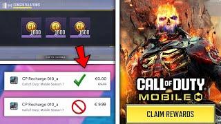 *NEW* How To GET FAST 1600 FREE COD POINTS IN COD MOBILE With Google Play!