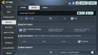 My CodM Game Settings (PC)