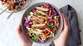 Cashew Crunch Salad with Sesame Dressing