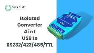 USB TO RS232/485/422/TTL Interface Converter | RadicalTechArt I RadicalTalks I RadicalTechMart