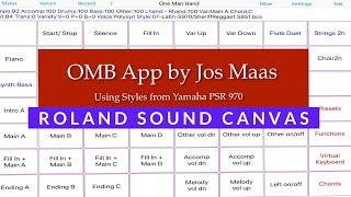 One Man Band App / Roland Sound Canvas /Yamaha PSR  970 style