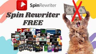 Spin Rewriter Free + Massive Bonuses | Don't Miss The Bonuses