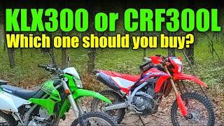 Kawasaki KLX300 VS Honda CRF300L which is the best Dual sport Motorcycle for you in 2024?