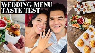 OUR WEDDING MENU FOOD TASTING || YAMI MUFDI: WEDDING SERIES