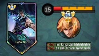 SUYOU VS YIN!? BEST BUILD & EMBLEM SUYOU 2024 | GAMEPLAY SUYOU TOP GLOBAL MOBILE LEGENDS