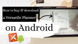 Versatile Planner on Android | How to purchase, download & import | Tutorial | Touchnotes App