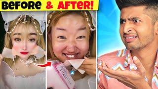 FUNNIEST MAKEUP TRANSFORMATION !! MUH PAR TAPE KON LAGATA HAI !! RAJAT PAWAR