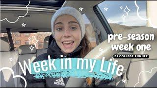 Week in the Life of a D1 College Runner || Indoor Track Pre-Season!!!