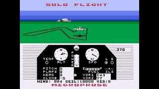 Data Driven Gamer: Solo Flight (MicroProse, 1983 Atari 800, 60fps)