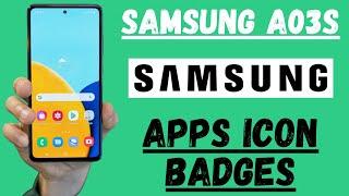 Samsung A03s Show AppsIcon Badges,App icon badge |add massage count on icon a03s |notification badge