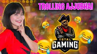 Trolling Ajjubhai in Free Fire with Nepali Language! Total Gaming Prank | Garena Free Fire