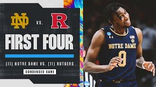 Notre Dame vs. Rutgers - First Four NCAA tournament extended highlights