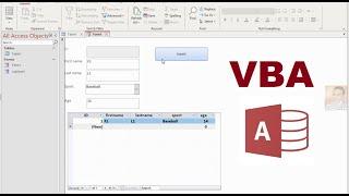 Microsoft Access - Insert button and  Fill subform in Forms Using VBA