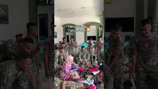 TENTARA TAKUT JARUM SUNTIK  #tni #tniad