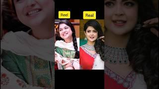 Sun Tv Iniya serial actors Reel vs Real #suntvserialactress #alyamanasa #iniyaserial #shorts