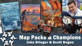 Cartographers Map Packs 4-6 and Champions Mini Expansion