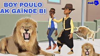 Boy Poulo et le lion et ibou soulard a mourir de rire senegal toons animation