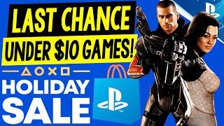 LAST CHANCE PSN HOLIDAY SALE DEALS! TONS of Awesome UNDER $10 PS5/PS4 Games to Buy on Sale