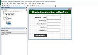 USERFORM TEXT BOX CALCULATION