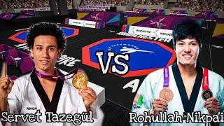 Rohullah Nikpai(AFG) Vs Servet Tazegül(TUR) || -68kg || Best rivalry || Taekwondo Highlights!