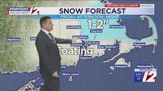 WPRI 12 Weather Forecast 12/19/24: Tracking More Rain & Some Snow For Friday