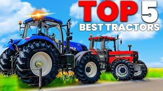 Top 5 BEST TRACTORS MODS For Farming Simulator 19