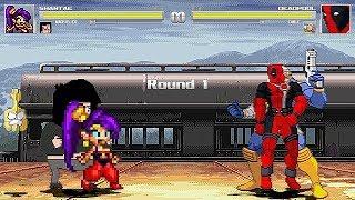 AN Mugen Request #1360: Shantae & Markiplier VS Deadpool & Cable